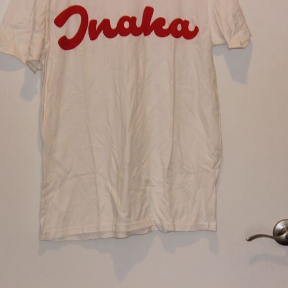 NWOT INAKA white tee women/ men size Medium - Picture 5 of 10